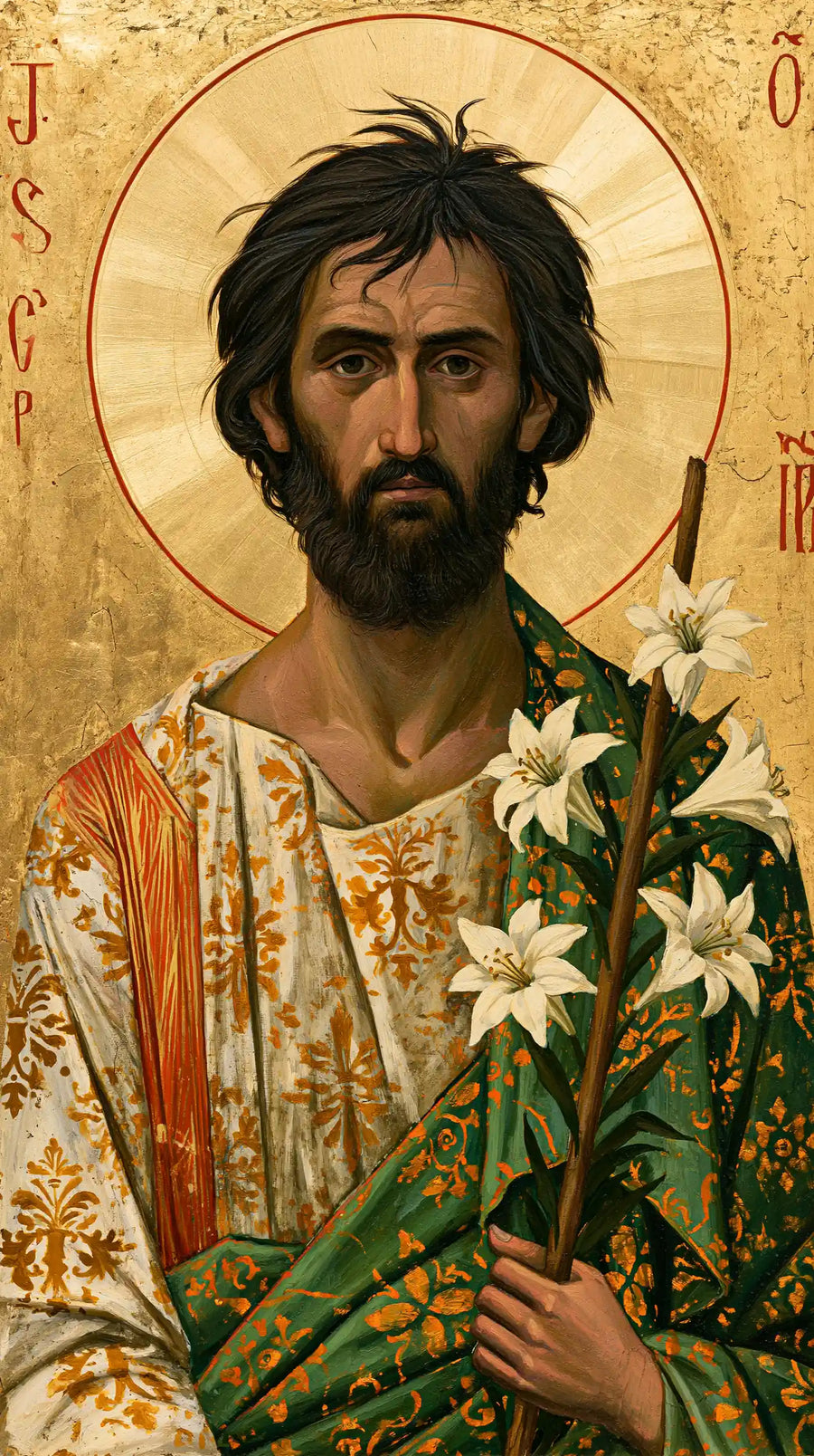Saint Joseph – Contemporary Byzantine · Portrait no. 3