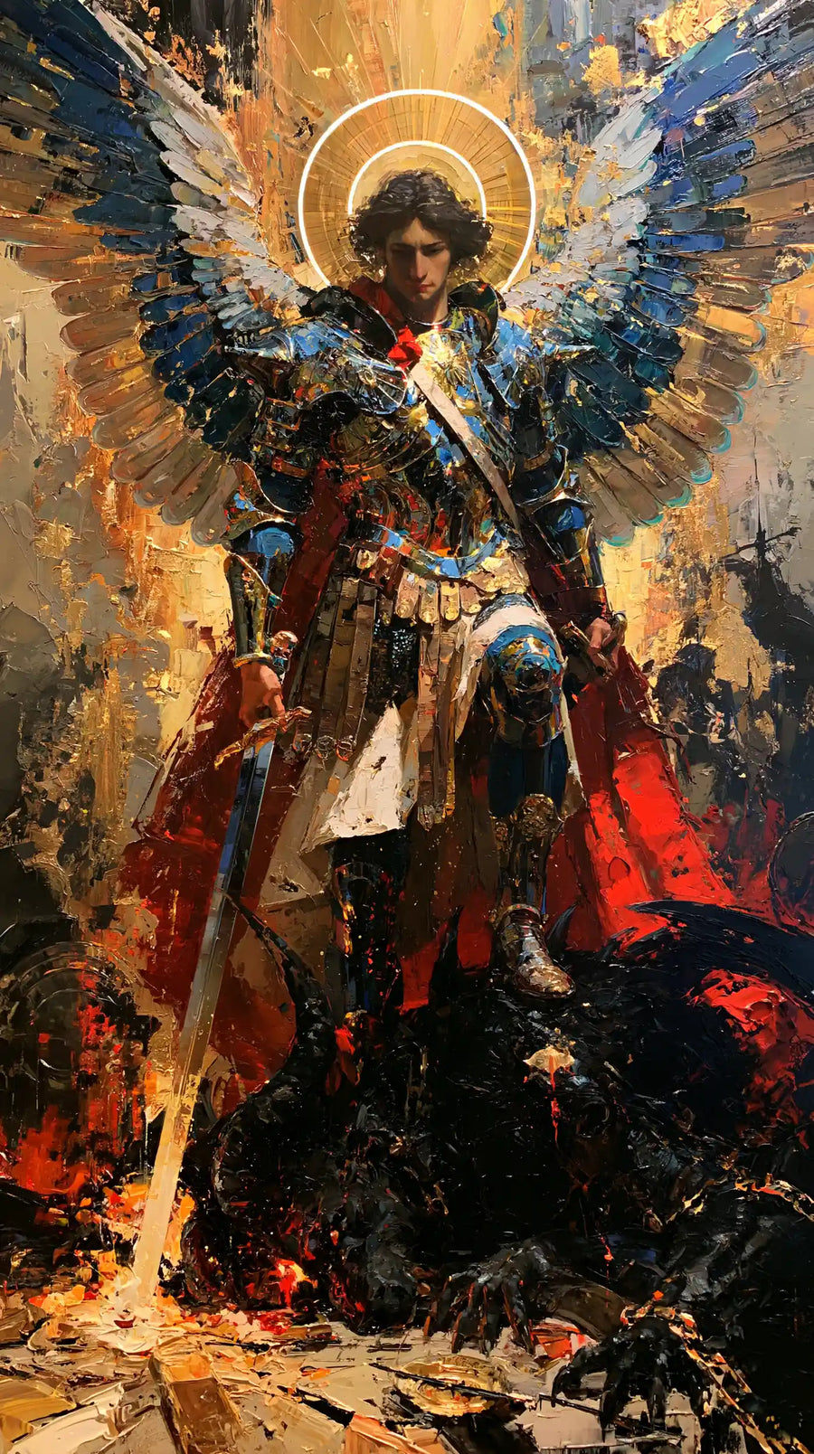 Saint Michael the Archangel – Expressionist · Portrait no. 1