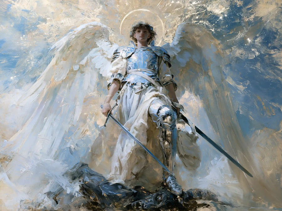 Saint Michael the Archangel – Impressionist · Landscape no. 3