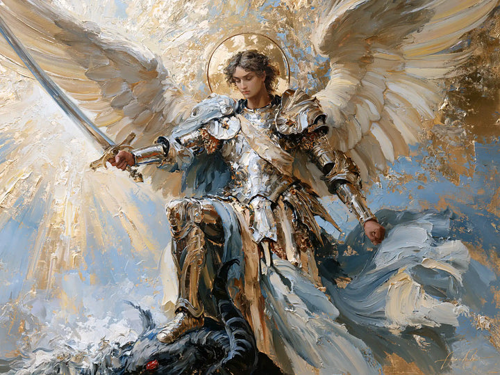 Saint Michael the Archangel – Impressionist · Landscape no. 5