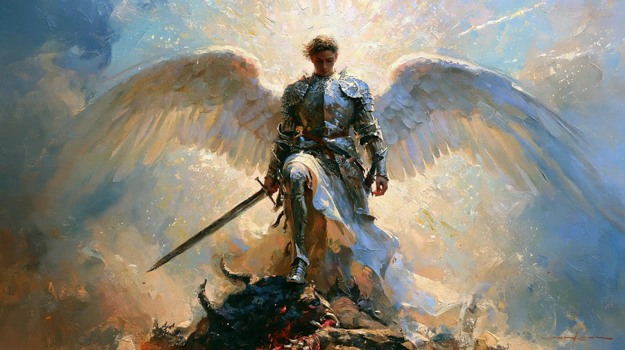 Saint Michael the Archangel – Impressionist · Landscape no. 12