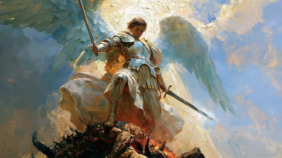 Saint Michael the Archangel – Impressionist · Landscape no. 15