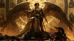 Saint Michael the Archangel – Sacred Gold · Landscape no. 9
