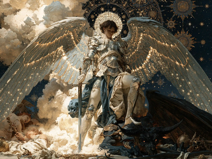 Saint Michael the Archangel – Symbolist · Landscape no. 3