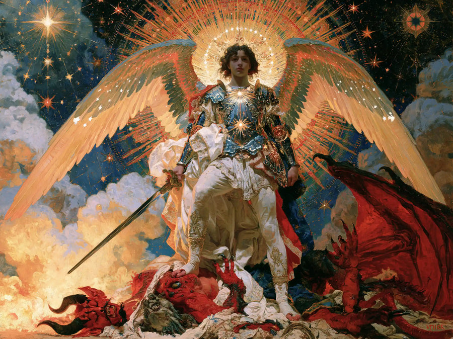 Saint Michael the Archangel – Symbolist · Landscape no. 5