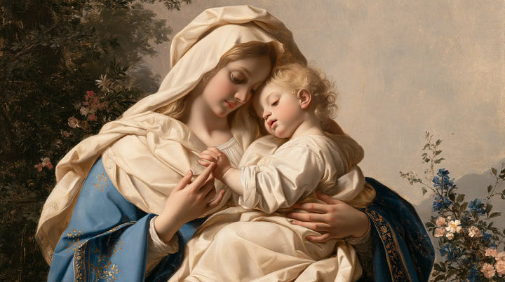 Virgin Mary and Child Jesus - Florentine Renaissance · Landscape n° 15