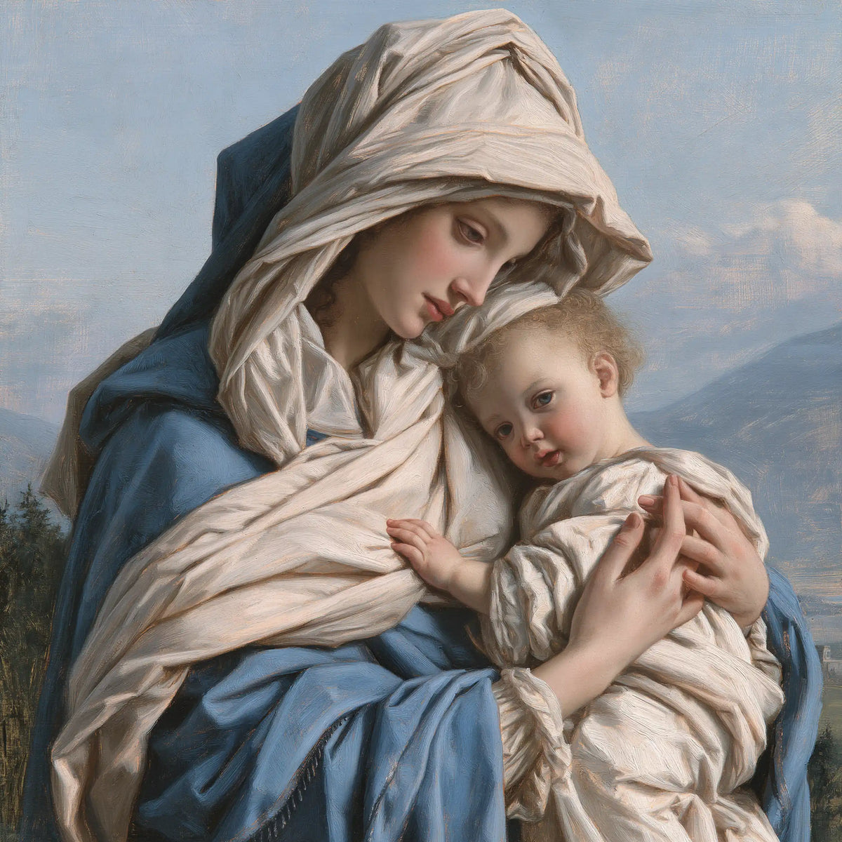 The Virgin and Child — The Inclination Before Azure Hills