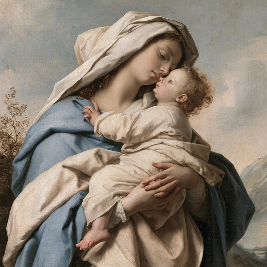 Virgin Mary and Child Jesus - Florentine Renaissance · Square n° 5