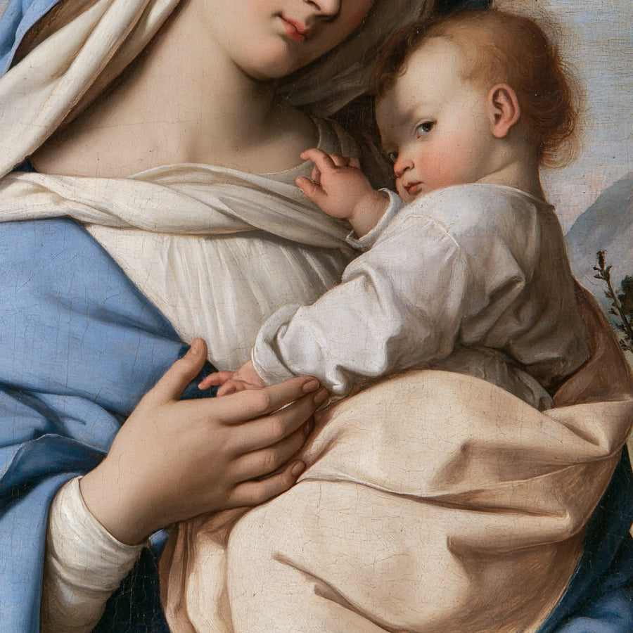 Virgin Mary and Child Jesus - Florentine Renaissance · Square n° 7