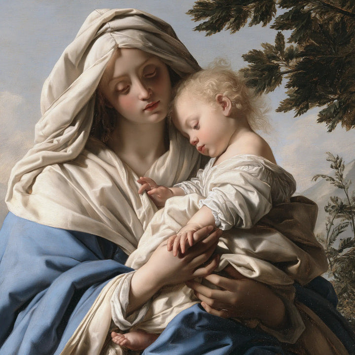 Virgin Mary and Child Jesus - Florentine Renaissance · Square n° 10
