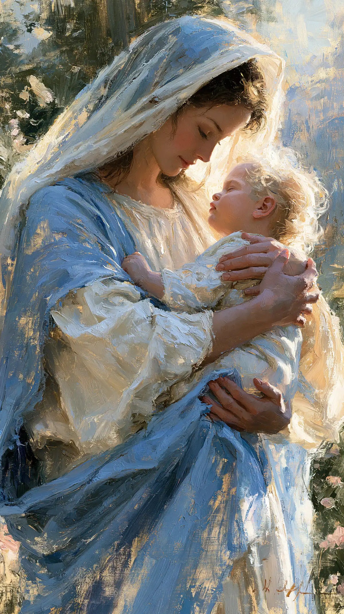 The Virgin and Child — The Smile and the Supporting Hands