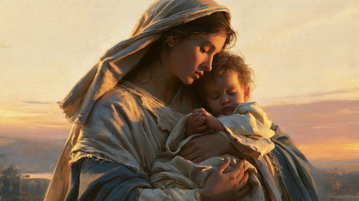The Virgin and Child — Little Hands Joined in the Morning