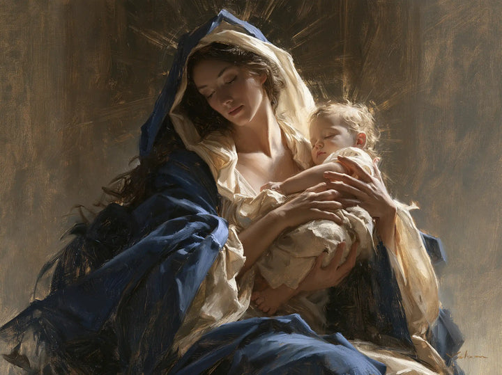 Virgin Mary and Child Jesus - Mary Presenting the Child Jesus · Landscape n° 1
