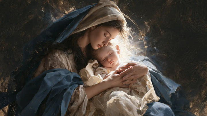 Virgin Mary and Child Jesus - Mary Presenting the Child Jesus · Landscape n° 12