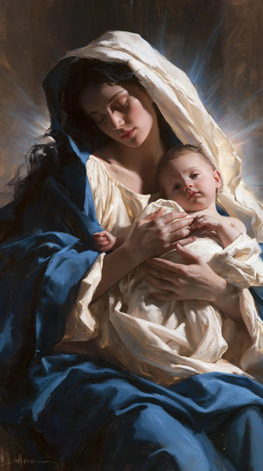 Virgin Mary and Child Jesus - Mary Presenting the Child Jesus · Portrait n° 11