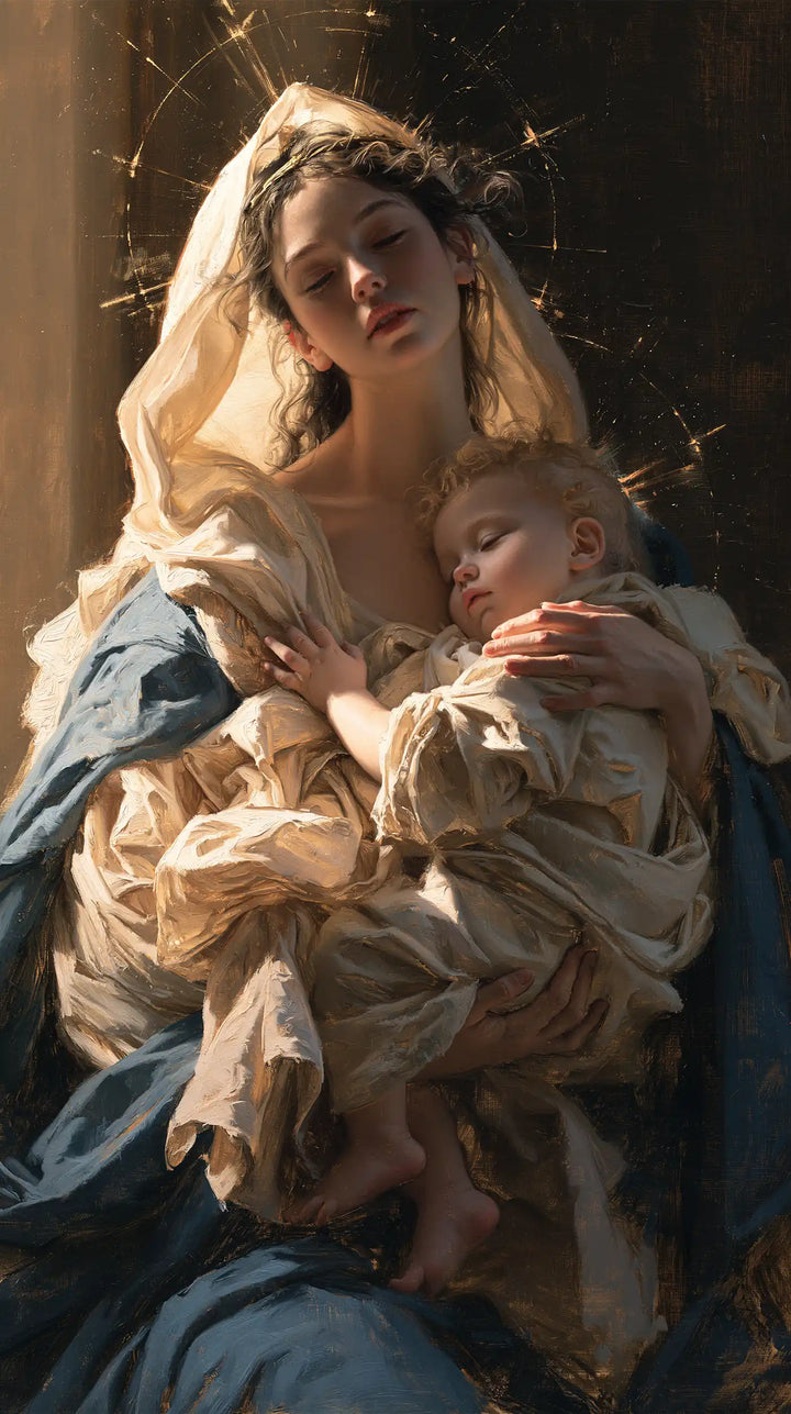 Virgin Mary and Child Jesus - Mary Presenting the Child Jesus · Portrait n° 16