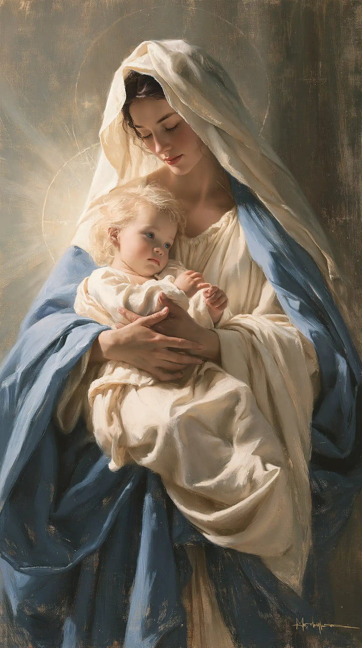 Virgin Mary and Child Jesus - Mary Presenting the Child Jesus · Portrait n° 24