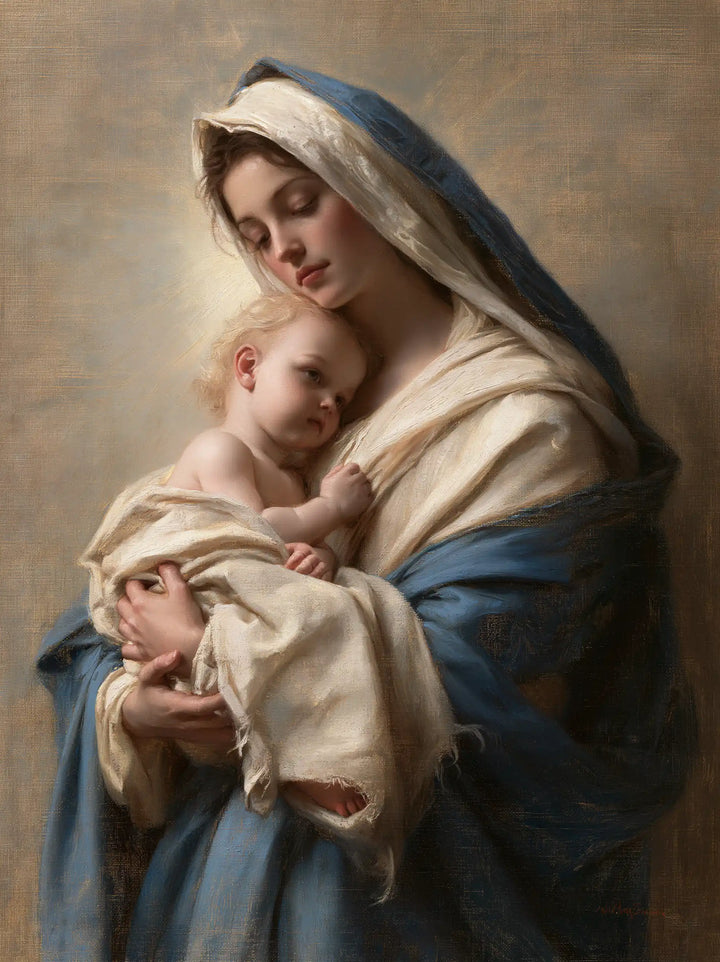 Virgin Mary and Child Jesus - Mary Presenting the Child Jesus · Portrait n° 32