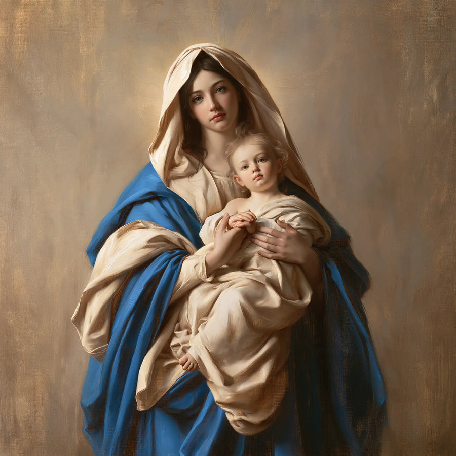 Virgin Mary and Child Jesus - Mary Presenting the Child Jesus · Square n° 1