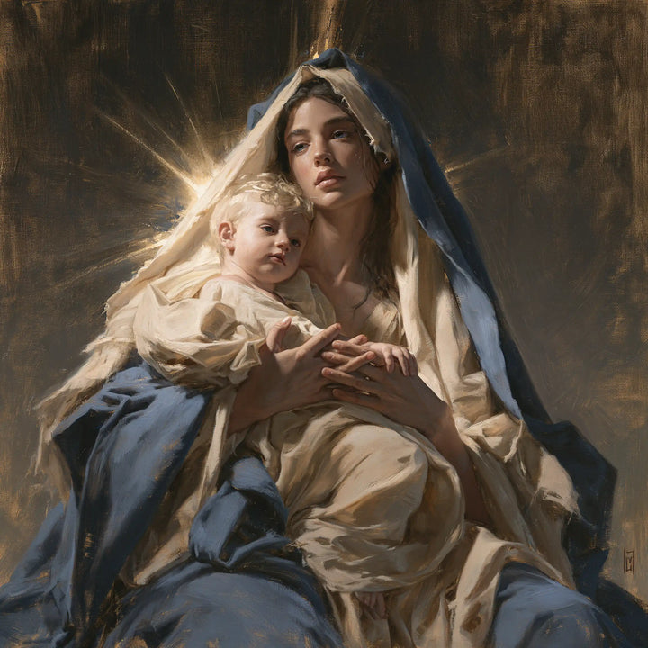 The Virgin and Child — The Little Face at the Halo’s Heart