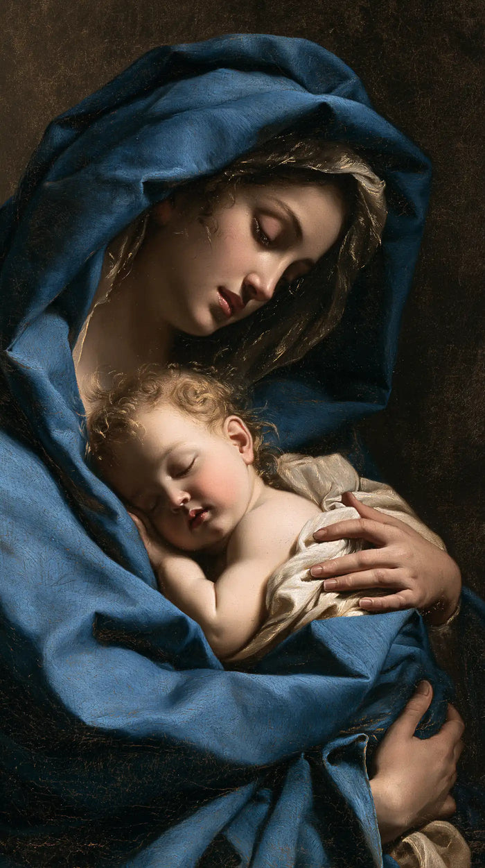 The Virgin and Child — The Bare Shoulder in the Blue Circle