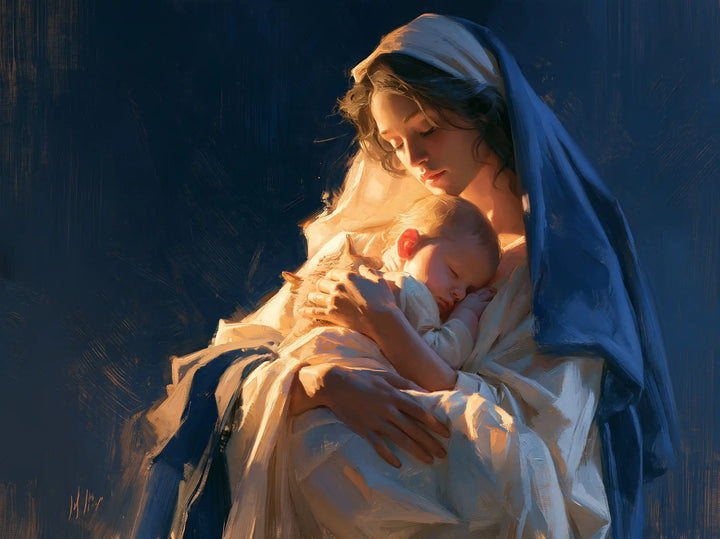 The Virgin and Child — The Little Head at the Heart of the Glow