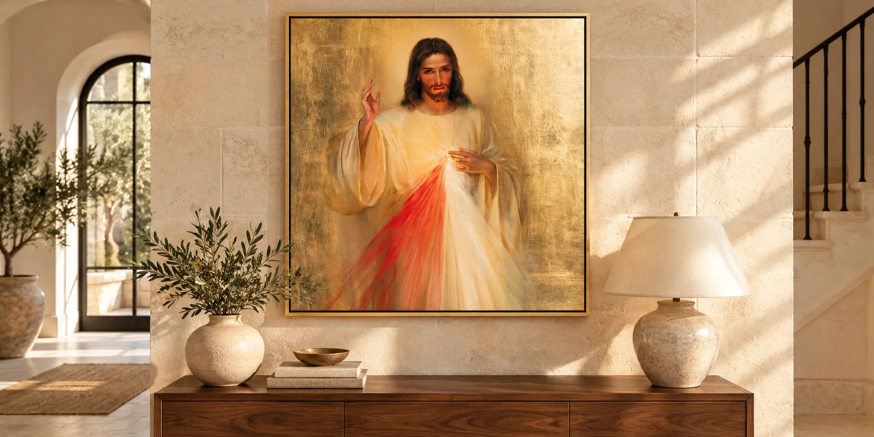 Divine Mercy Jesus – Post-Impressionist