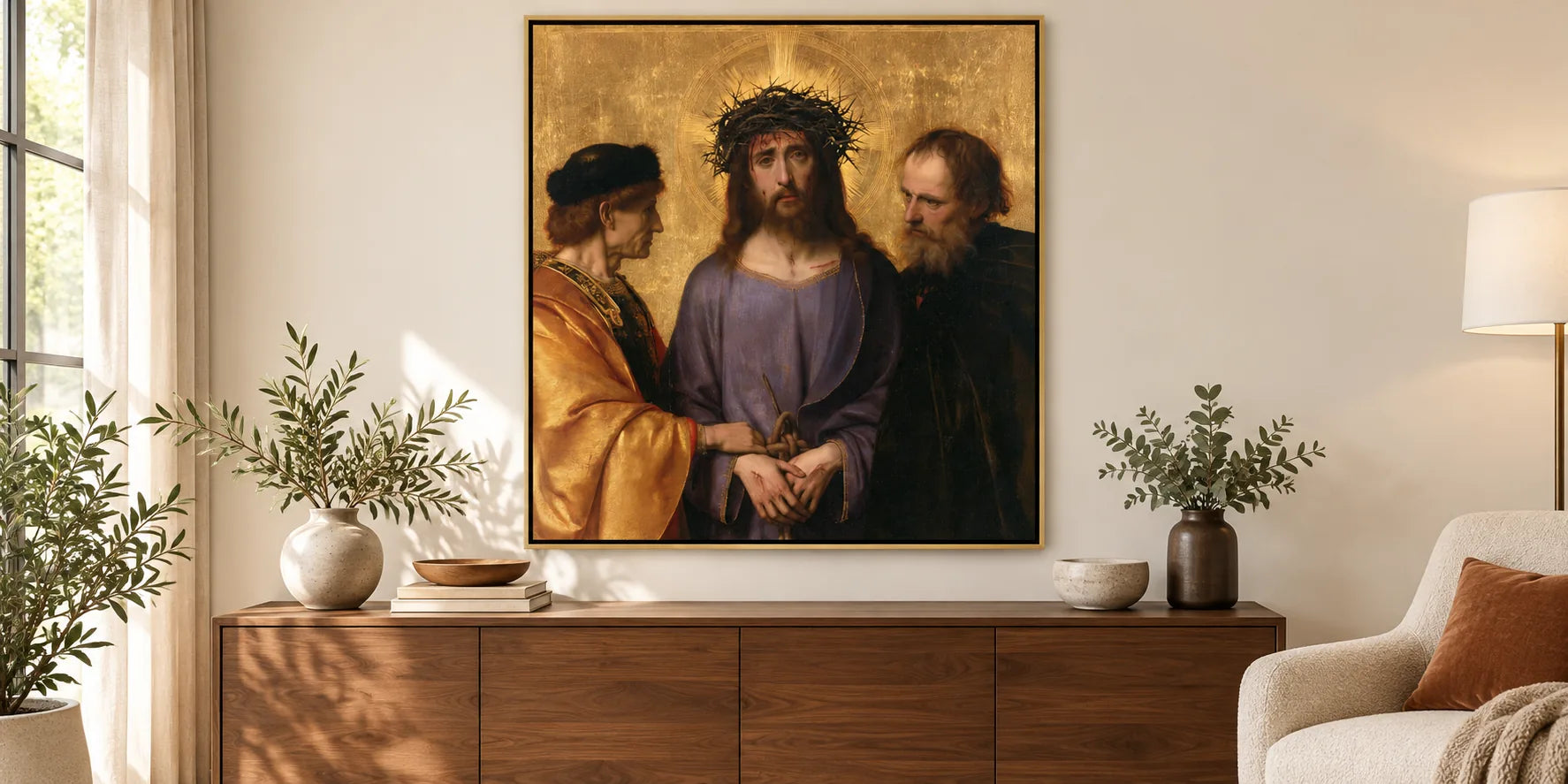 Ecce Homo - أسود وذهبي