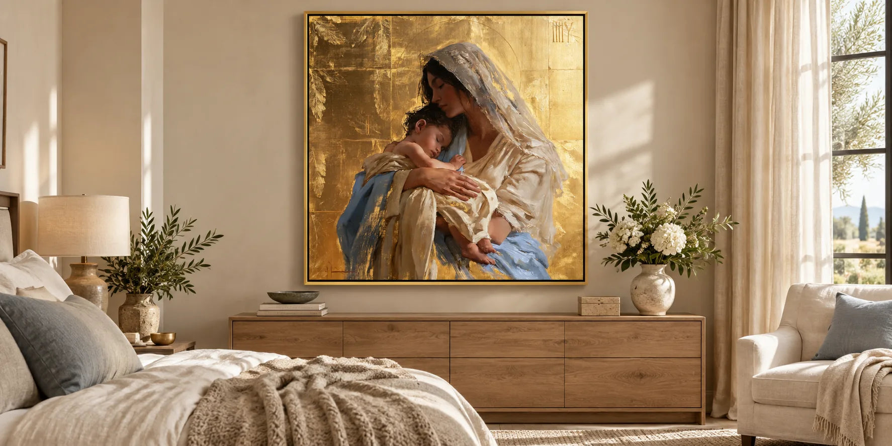 مريم العذراء والطفل يسوع