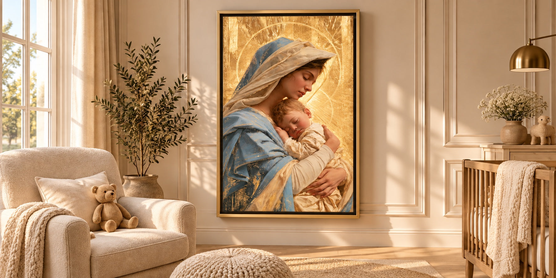 Virgin Mary and Child Jesus – Post-Impressionist